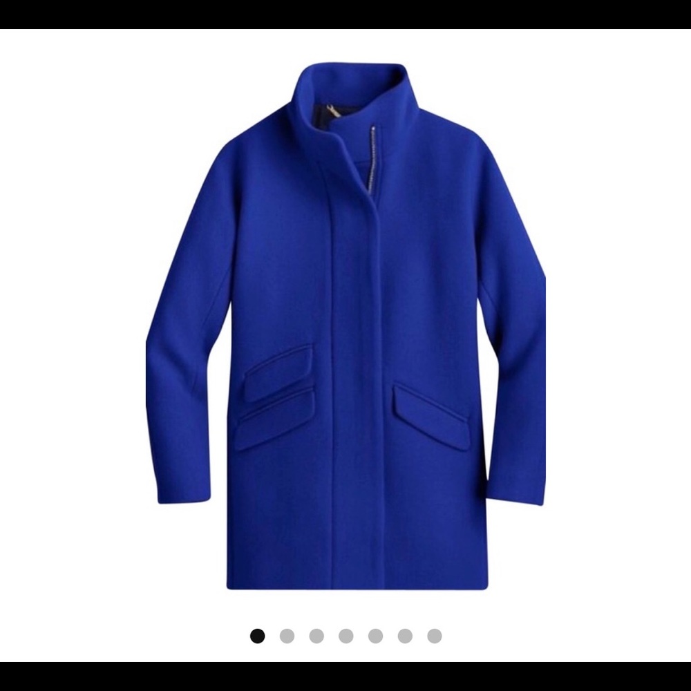 Royal Blue Cocoon JCrew Coat! NWT